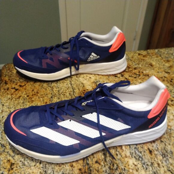 adidas Adizero Adios 6 Legacy Indigo 2021 GY0893 Men’s Size US 13 - Picture 3 of 12